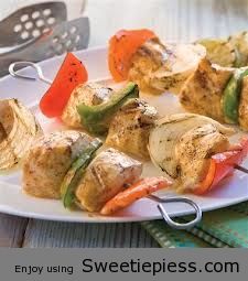 Citrus Herb Chicken and Vegetable Kabobs By Mr.Tim