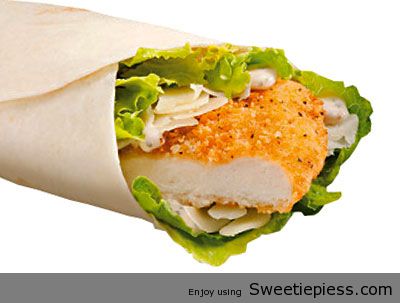 Crispy Chicken Caesar Wraps by Mr.Tim