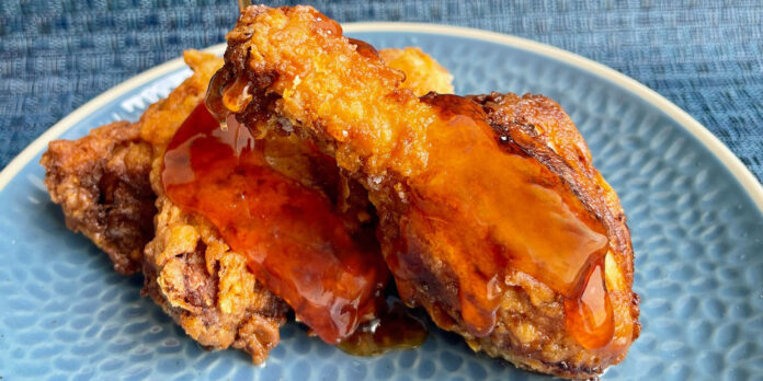 Honey Glazed Hot Fried Chicken Recipe